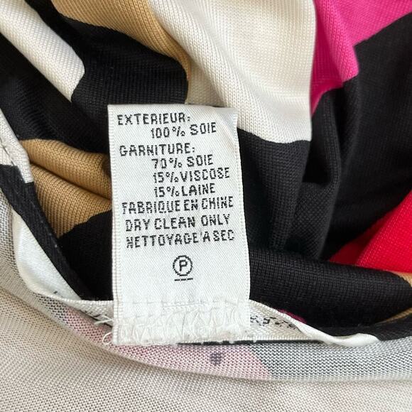 Diane Von Furstenberg The Abrigo Long Sleeve Silk Wrap Dress in Miro Flowers, 4 - Picture 11 of 12